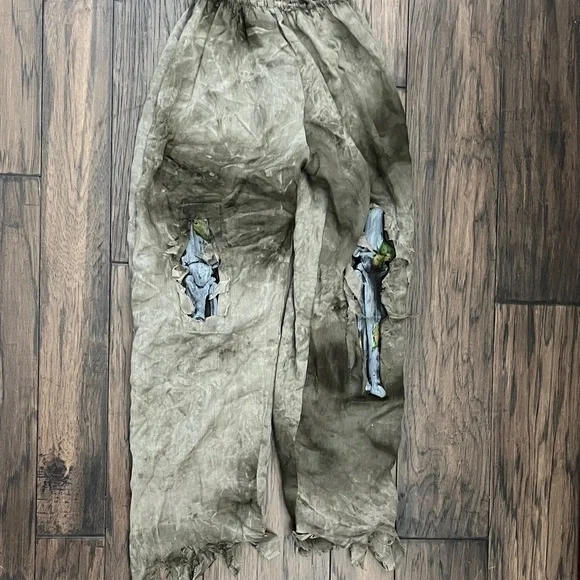 Child Zombie Costume with Exposed Skeleton Design - Picture 5 of 6